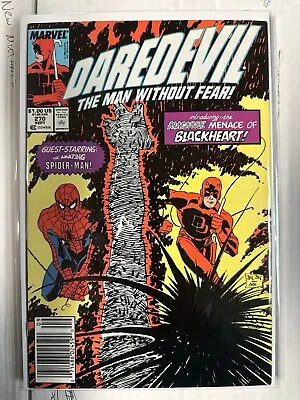 Buy Daredevil#270-1st Blackheart - High Grade Copper Age Key Newsstand Marvel • 32.13£