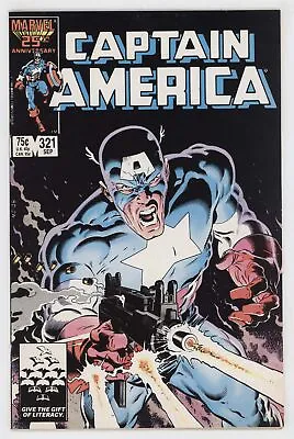 Buy Captain America 321 Marvel 1986 VF Mike Zeck Flag Smasher • 7.96£