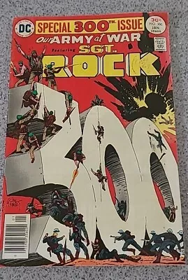 Buy Our ARMY At WAR # 300 - DC Comics, Featuring Sgt. Rock, Jan 1977 • 9.99£