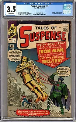 Buy Tales Of Suspense #47 Cgc 3.5 Off-white Pages Marvel Comics 1963 • 140.75£