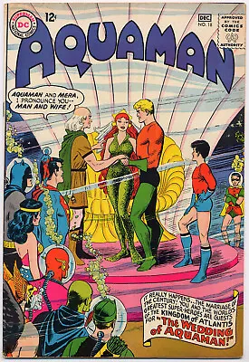 Buy Aquaman 18 FN/VF 1964 DC Comics Aquaman/Mera Wedding JLA Nick Cardy • 71.15£