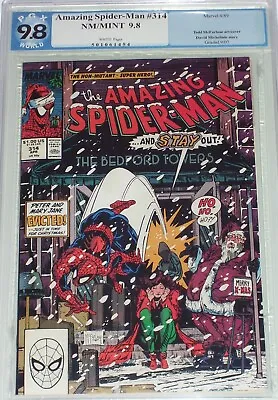 Buy Amazing Spider-Man #314 PGX 9.8 From 1989 Todd McFarlane Cover And Art. Like CGC • 72.03£