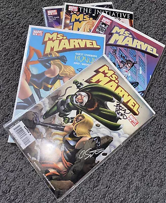 Buy Ms.Marvel #9 #10 #11 # 12 #13 Marvel 2007 Comic Books Signed By Brian Reed • 79.70£