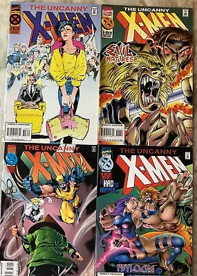 Buy The Uncanny X-Men #318,326,328,329 Marvel 1994/95 Comic Books • 9.48£