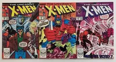 Buy Uncanny X-men #245 To #247. (Marvel 1989) 3 X Issues. • 18.38£