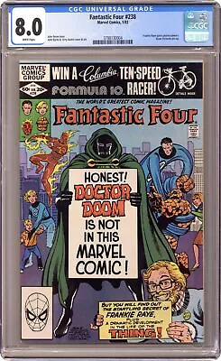 Buy Fantastic Four #238 CGC 8.0 1982 3798130004 • 38.92£