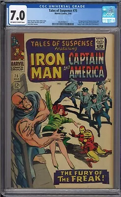 Buy Tales Of Suspense #75 - CGC 7.0 - 1st Appearance Of Sharon Carter And Batroc • 143.91£