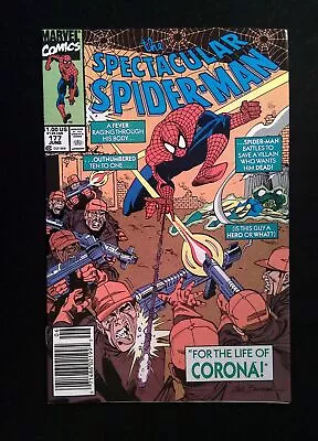 Buy Spectacular Spider-Man #177  MARVEL Comics 1991 VF+ NEWSSTAND • 10.39£
