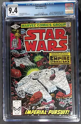 Buy Star Wars #41 CGC 9.4 1st App. Yoda Vintage Marvel Comics 1980 • 79.05£