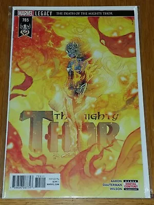 Buy Thor Mighty #705 Marvel Comics May 2018 Nm (9.4 Or Better) • 8.99£