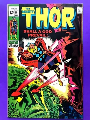 Buy Thor #161 Vf/nm 9.0 High Grade Silver Age Marvel • 158.89£
