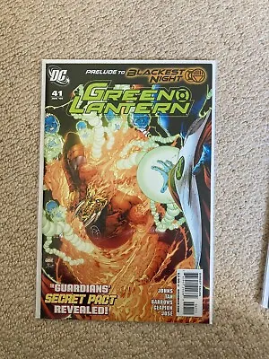 Buy Green Lantern #41 Prelude To Blackest Night, Geoff Johns 2009 DC (Batman) • 3.99£