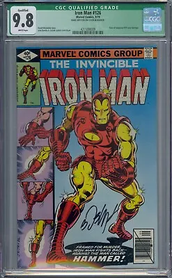 Buy Iron Man #126 Cgc 9.8 Signed Bob Layton White Pages • 519.68£