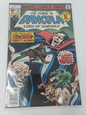Buy Marvel Tomb Of Dracula #58 BLADE (Blade Fights Alone).  • 39.41£