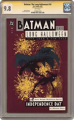 Buy Batman The Long Halloween #10 CGC 9.8 SS Sale 1997 1150621010 • 159.90£
