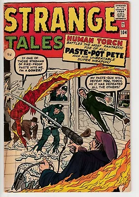 Buy Strange Tales #104 • 1963 Vintage Marvel 9d • 1st Appearance Of Paste-Pot Pete • 37£