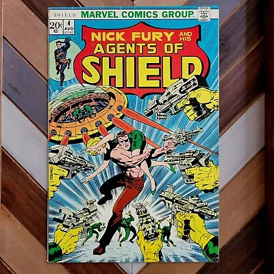 Buy NICK FURY & Agents Of S.H.I.E.L.D. #4 FN+ (Marvel 1973) STAN LEE Power Of SHIELD • 8.16£