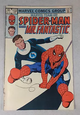 Buy Marvel Comics Marvel Team Up Spider-Man And Mr Fantastic #132 August 1983 • 7.95£