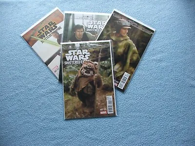 Buy Marvel Comics Star Wars Shattered Empire Lot Of 4 Books.  Photo Cover Variants • 23.75£