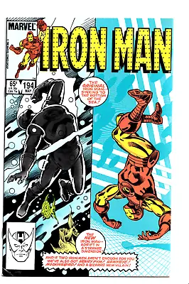 Buy Iron Man #194 1985 Marvel Comics 1st Cameo App. Scourge (disguised As A Hobo) • 4.15£