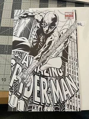Buy Amazing Spider-Man #601 (2009) Quesada 2nd Print Sketch Variant Combined Ship • 23.83£