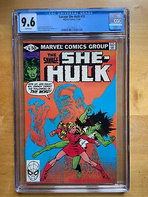 Buy SAVAGE SHE-HULK #10 CGC 9.6 (Marvel 1980) 1st Cover Of Ultima + Jack Wordman! • 35.74£