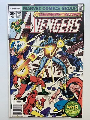 Buy Avengers #162 Marvel 1977 1st Appearance Of Jocasta! Showdown With Ultron • 24.13£