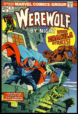 Buy WEREWOLF BY NIGHT #15 1974 NM 9.4 1ST BATTLE W/ DRACULA Mike Ploog CLASSIC COVER • 197.47£