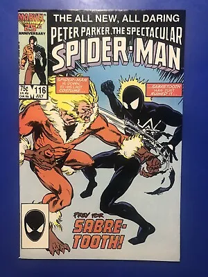 Buy Spectacular Spider-Man #116 1st Appearance Foreigner Marvel Kraven Comic 1986 • 15.89£