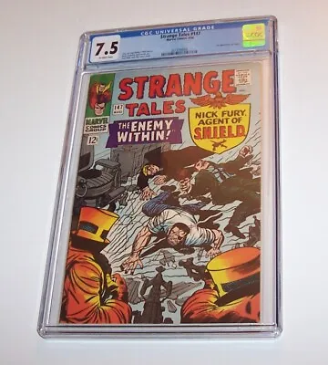 Buy Strange Tales #147 - Marvel 1966 Silver Age Issue - CGC VF- 7.5 • 99.12£