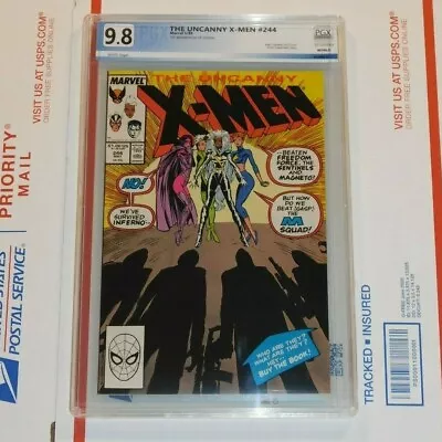 Buy Uncanny X-Men #244 9.8 1st Appearance Of Jubilee PGX Not CGC • 142.31£