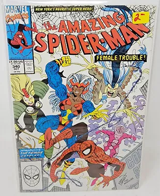 Buy Amazing Spider-man #340 Chameleon In Disguise *1990* 8.5 • 8.73£