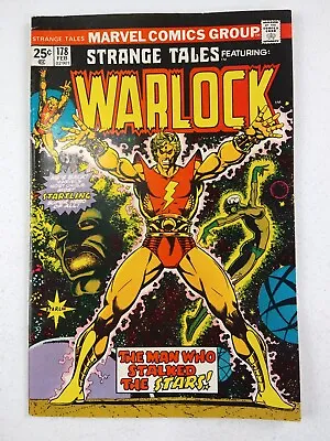 Buy Strange Tales Featuring Warlock #178 1975 Marvel VF+ 1st Magus Jim Starlin Comic • 70.36£