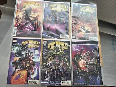 Buy INFINITY WARS 1-6 Marvel Comics 2018 Complete 1 2 3 4 5 6 + Fallen Guardian • 20£