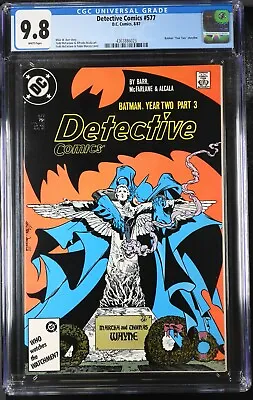 Buy Detective Comics #577 CGC 9.8 8/87 D.C. Comics FRESH SLAB 🔥🍎👁🔑 • 118.59£