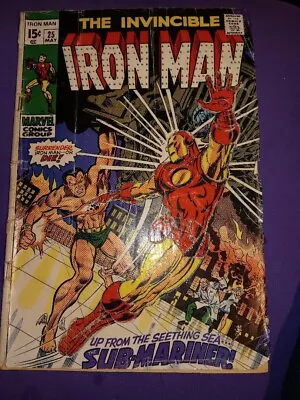 Buy Iron Man #25  1970 • 8.43£