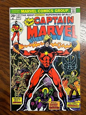 Buy Captain Marvel (1968) #32 Nm Near Mint Thanos • 71.12£