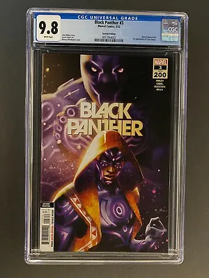 Buy Black Panther 3 CGC 9.8 Marvel Comics 1st Appearance Of Tosin Oduye 2nd Print • 46.19£