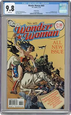 Buy Wonder Woman #603B Williams 75th Anniversary 1:10 Variant CGC 9.8 2010 • 160.63£