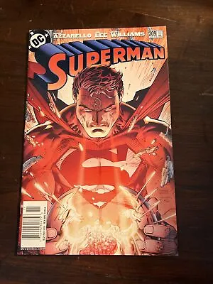 Buy Superman #209 Rare Newsstand Variant - Dc Comics 2004 - Jim Lee • 11.85£