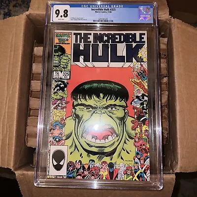 Buy Incredible Hulk # 325 CGC 9.8 NM/MT 1986 Marvel  Amricons K56 • 120.05£