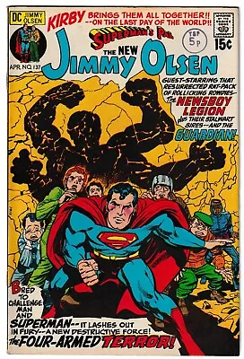 Buy Superman's Pal Jimmy Olsen #137 - DC 1971 - Cover By Jack Kirby • 7.99£