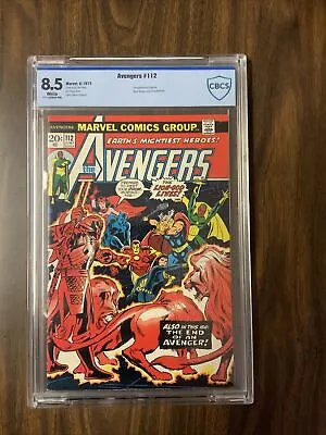 Buy Avengers #112 CBCS 8.5 WHITE PGS 1st Mantis Guardians Of The Galaxy 3 • 209.51£