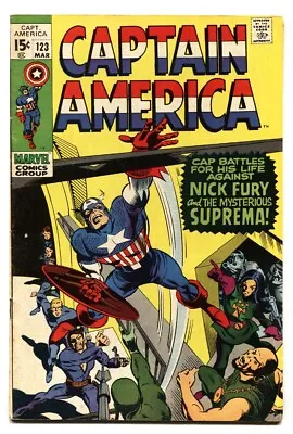 Buy Captain America #123 - 1970 - Marvel - FN - Comic Book • 22.70£