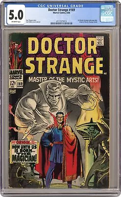 Buy Doctor Strange #169 CGC 5.0 1968 4111573013 1st Doctor Strange In Own Title • 308.34£
