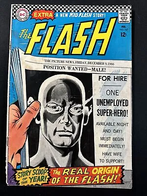 Buy The Flash #167 DC Comics Vintage Silver Age 1st Print 1966 Complete Fair *A2 • 6.30£