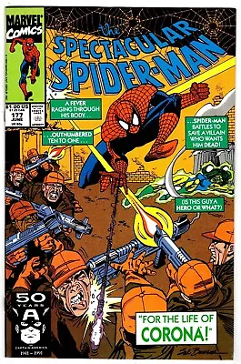 Buy SPECTACULAR SPIDER-MAN # 177 Marvel Comics 1991 (vf-) A • 4.73£