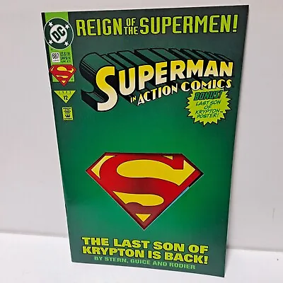 Buy Action Comics #687 DC Comics Reign Of Superman VF/NM • 1.19£
