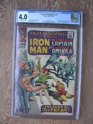 Buy Tales Of Suspense #75 CGC 4.0   1st Sharon Carter  Iron Man And Captain America • 79.06£