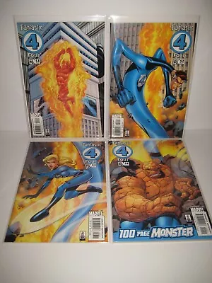 Buy Marvel Comics: Fantastic Four Vol. 3 (2002) #51, #52, #53, #54 Connecting Covers • 18.17£